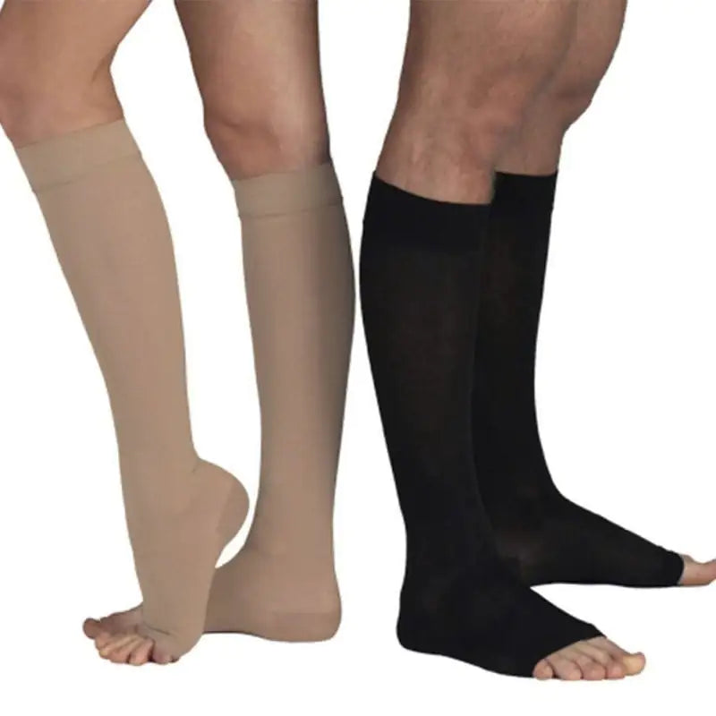 Circulation Relief Open-Toe Compression Socks