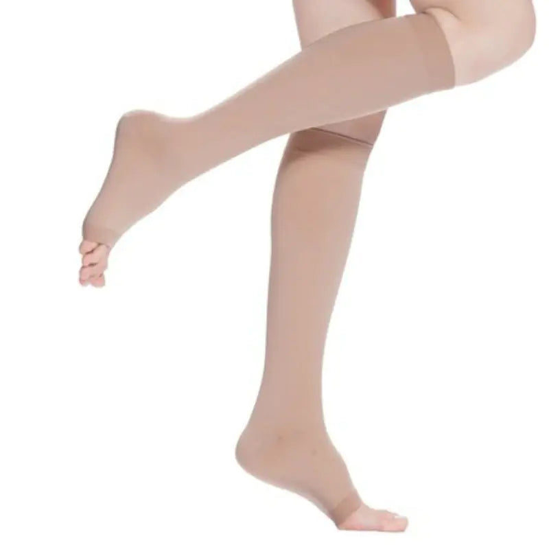 Circulation Relief Open-Toe Compression Socks